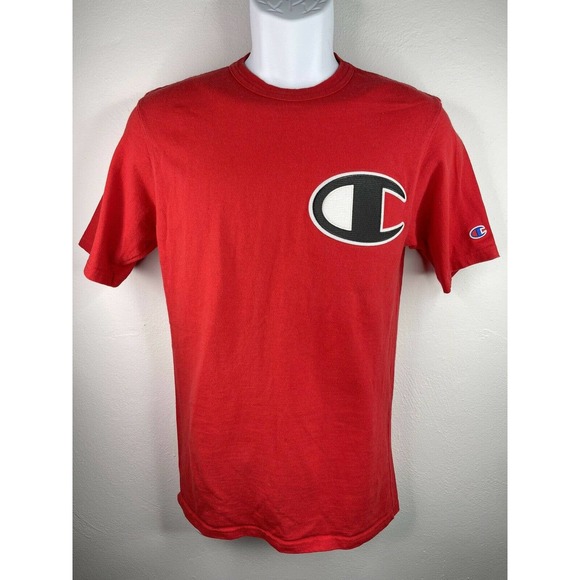 red champion shirt mens